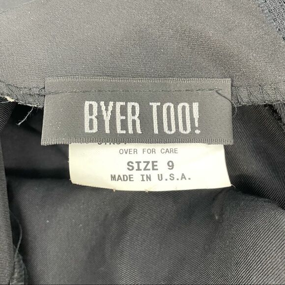 BYER TOO! Black Evening Gown with Floral Sequins - Picture 6 of 9